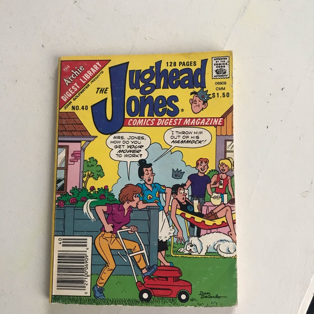 The Jughead Jones Comics Digest Magazine #40- Yellow Cover
